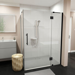 Turin Catane Frameless Pivot Shower Door Enclosure