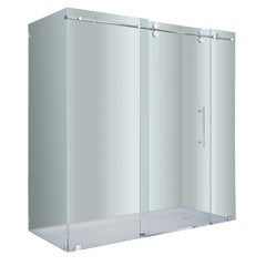 Turin Vertiges Frameless Sliding Shower Door Enclosure